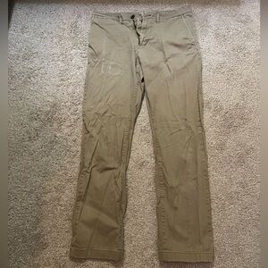 Goodfellow & Co Olive-Tan Straight Leg Chinos